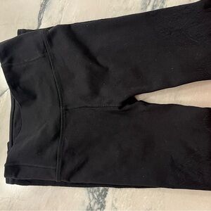 Lululemon Black Leggings With Floral Details